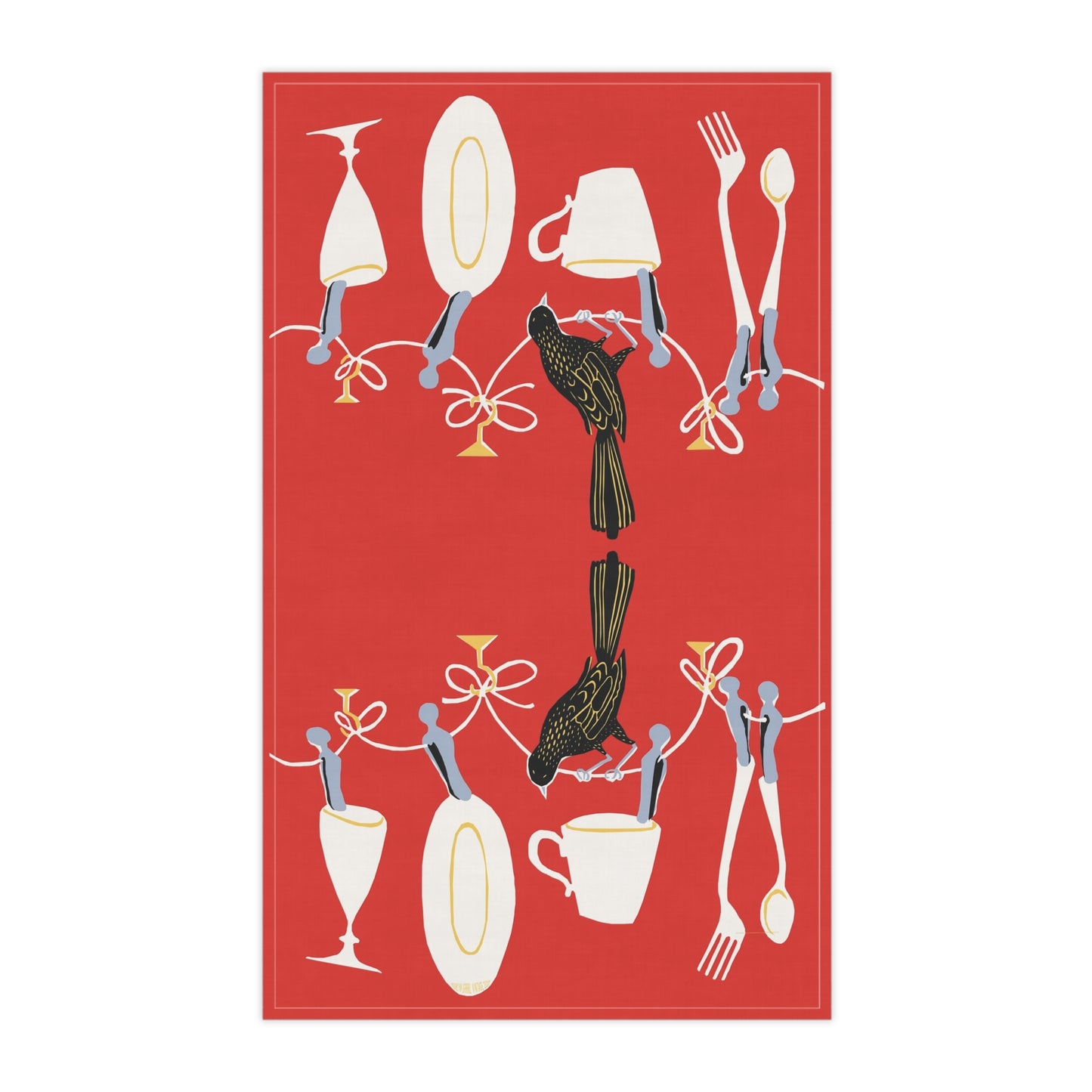 1950's Vintage Inspired Tea Towel - 'Drip Dry'