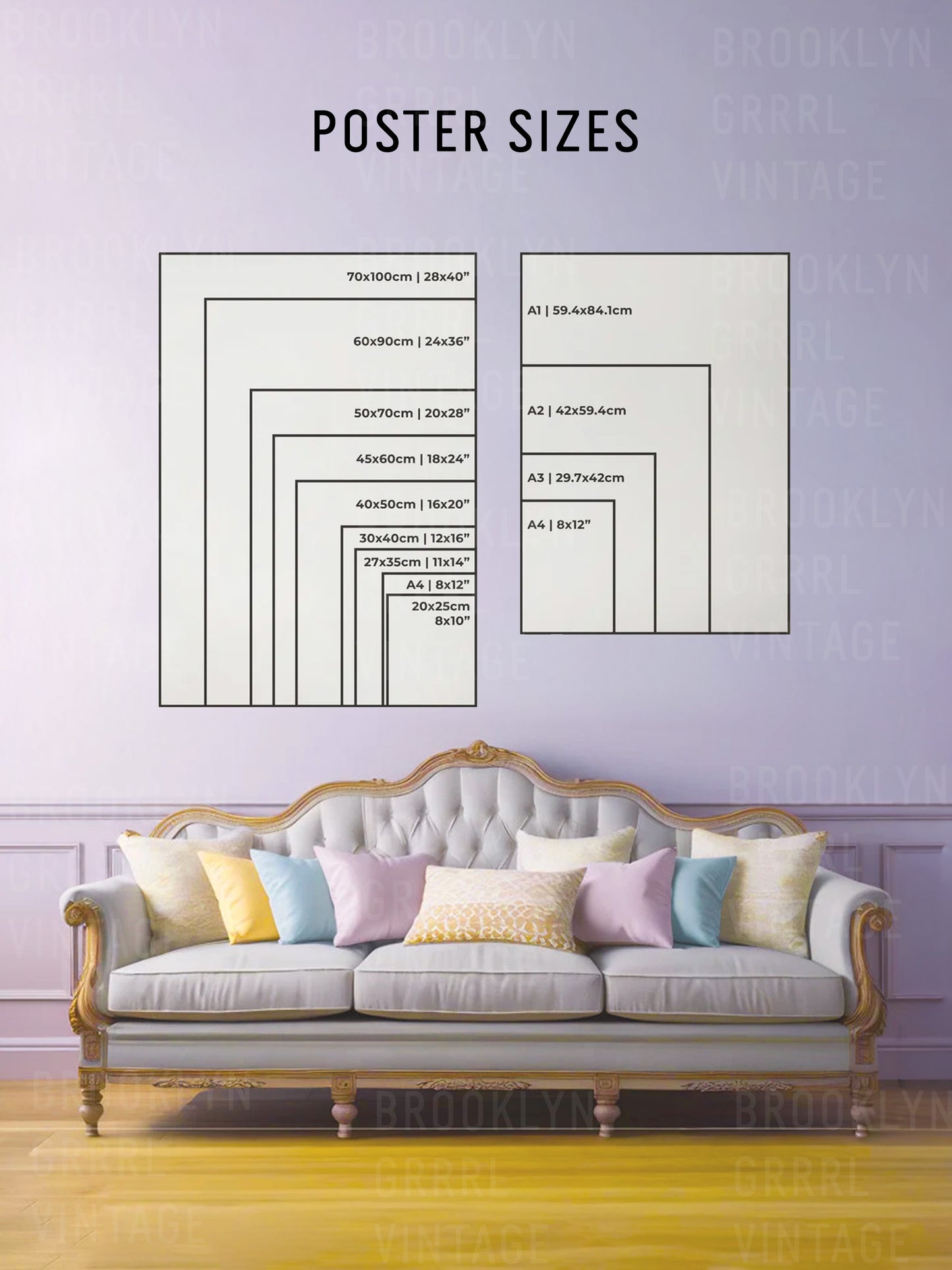 Vintage 1920s Fashion Illustration Satin Poster Print - Elegant Taffeta Dress