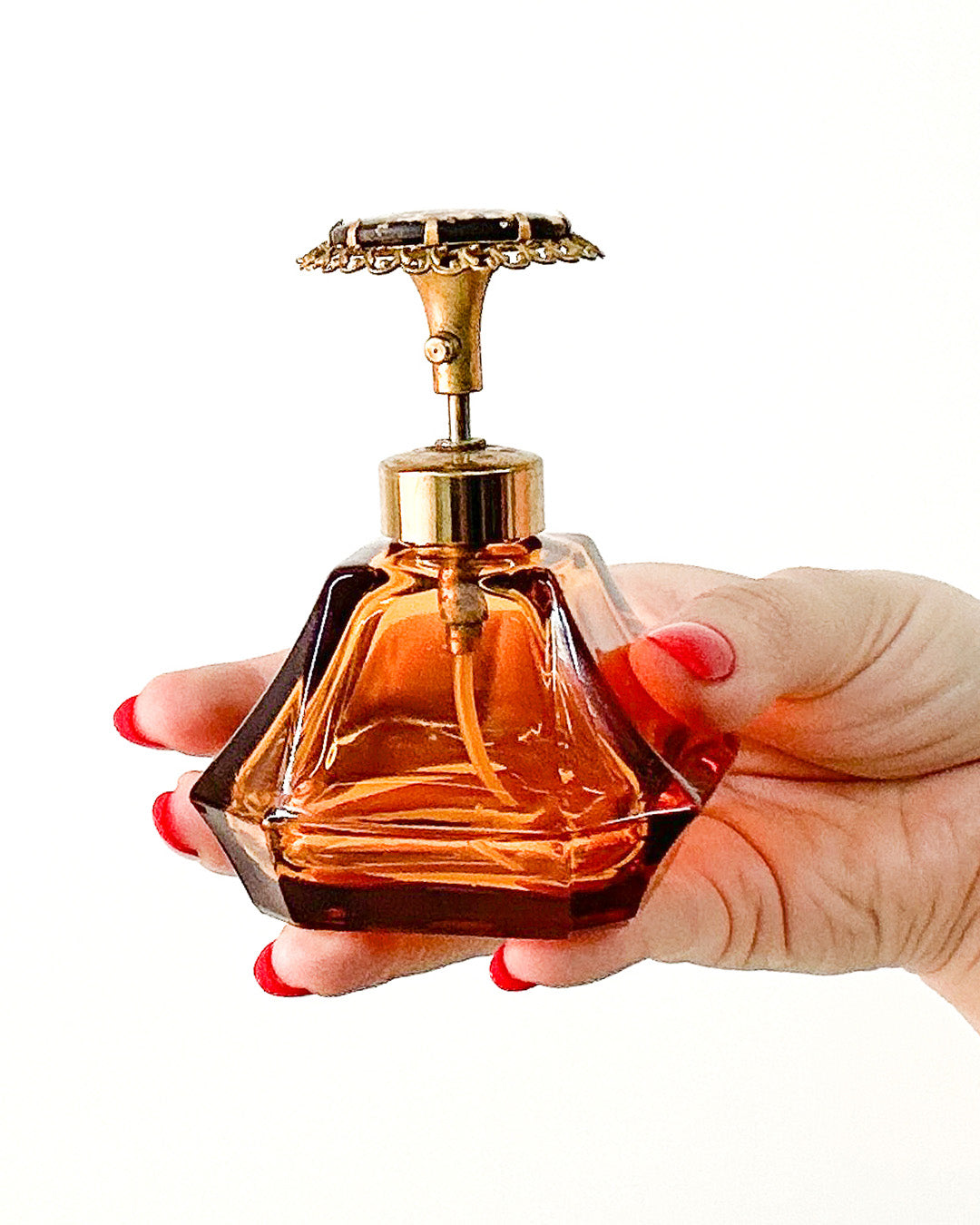 1950s Alchemist’s Amber Perfume Bottle