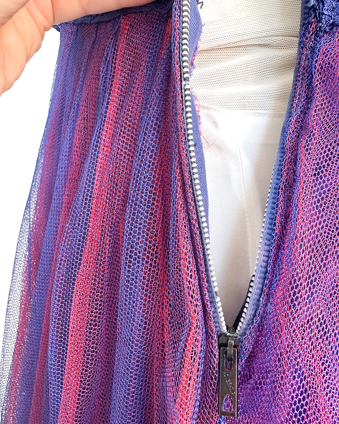 1930-40s 'The Midnight Enchantress' Tulle Gown / Small