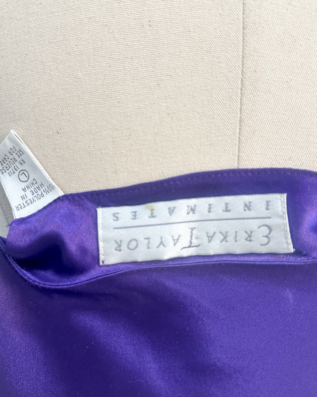 1980s 'The Amethyst Shadow' Slip / Large