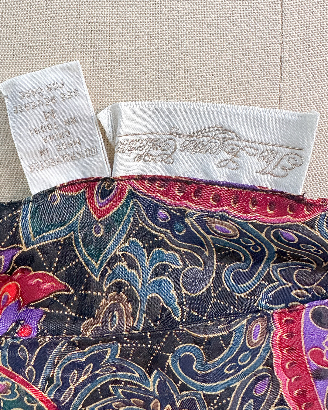 1980s 'The Crimson Spell' Slip / Medium – Large