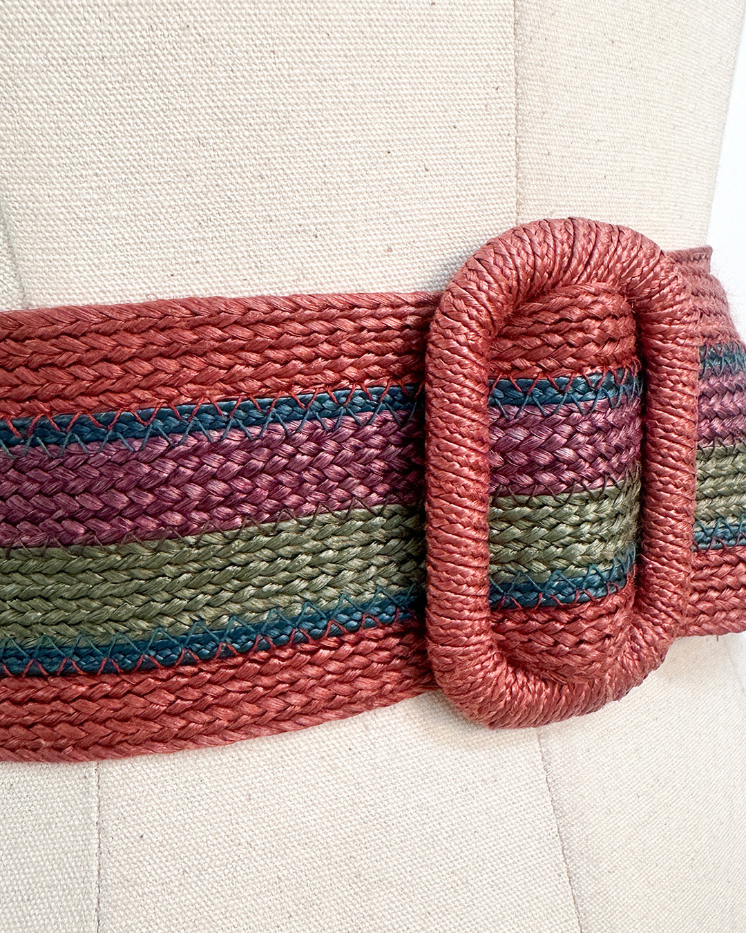 1980s 'The Forest Haze' Woven Belt / One Size