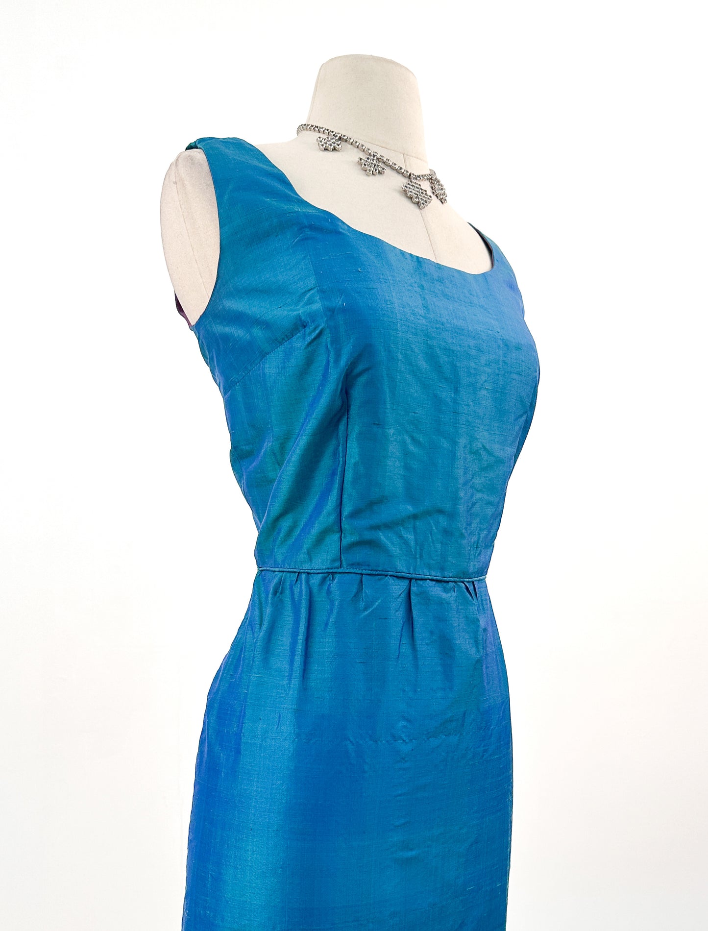 1960 Iridescent Blue-Green Suit Set / Waist 30