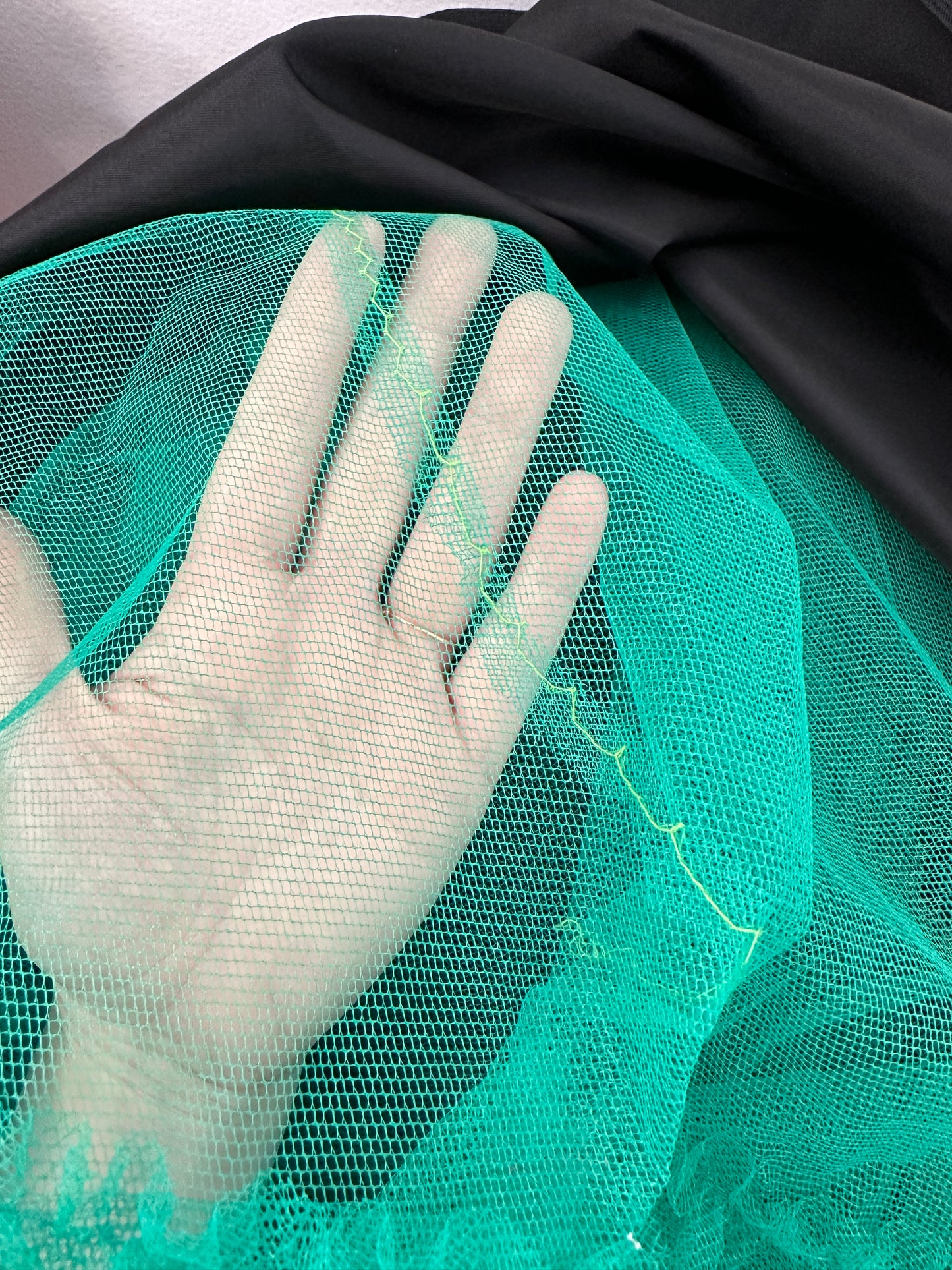 1980s Dynamite Black Sequin Mermaid Gown / Waist 28