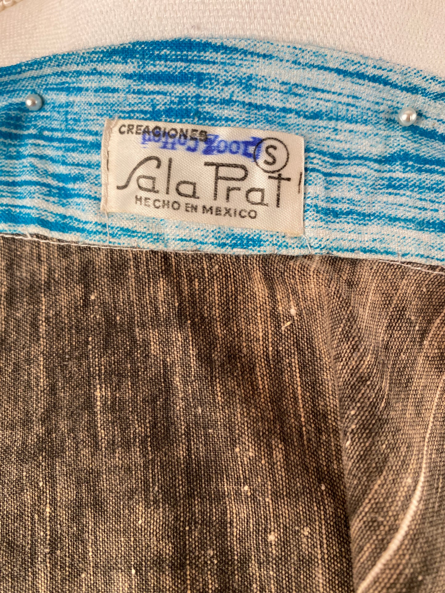 Rare 1950s Vibrant Hand Painted Matador Circle Skirt / Waist 26