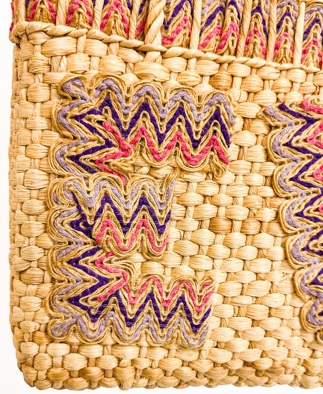 1960s' Straw 'EV' Beach Tote