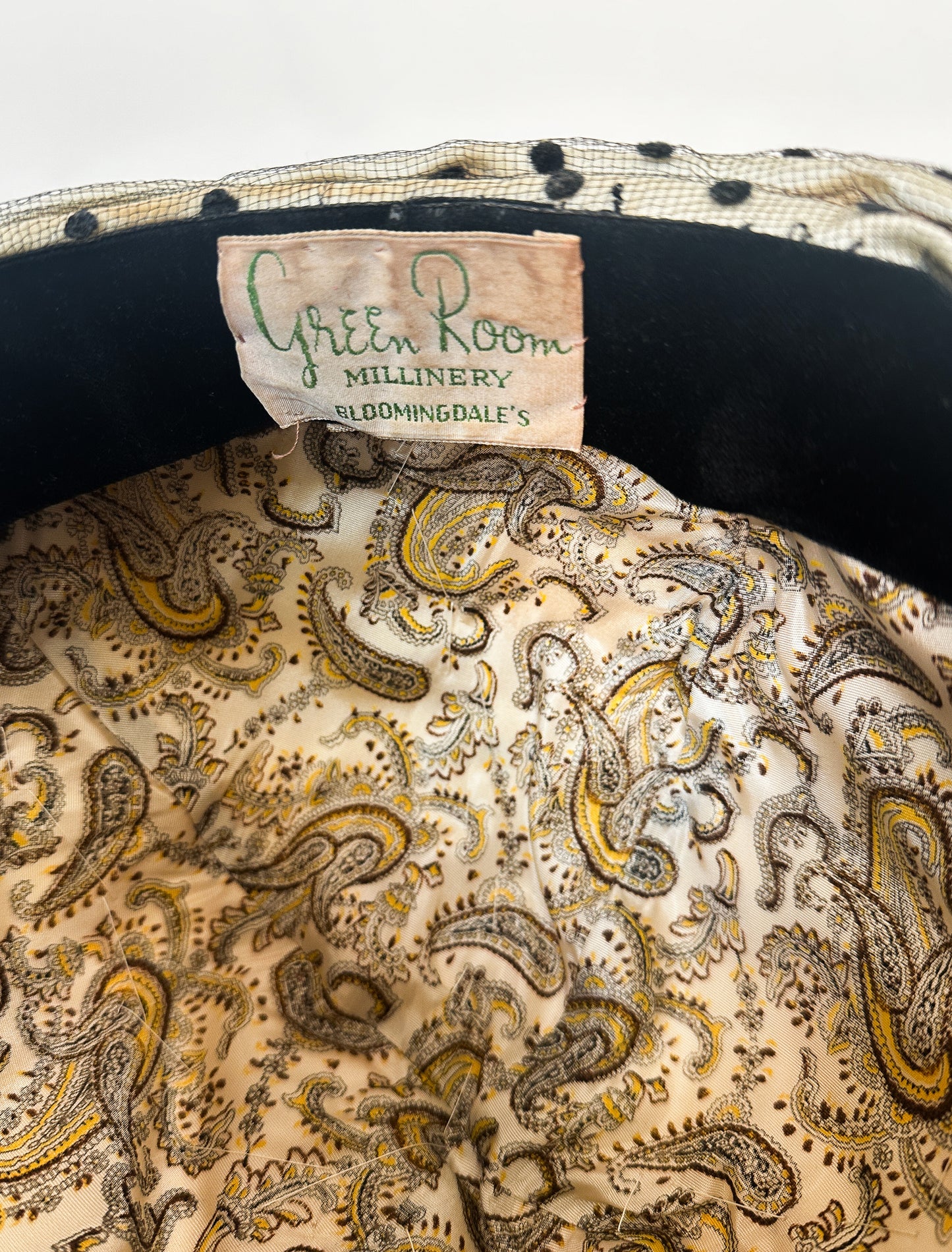 1960s Polka Dot Turban