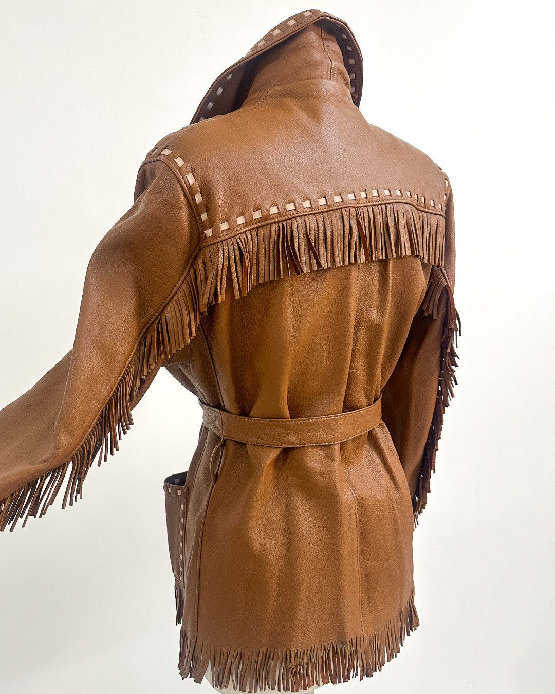 1970s 'Gypsy Moon' Leather Jacket / Medium