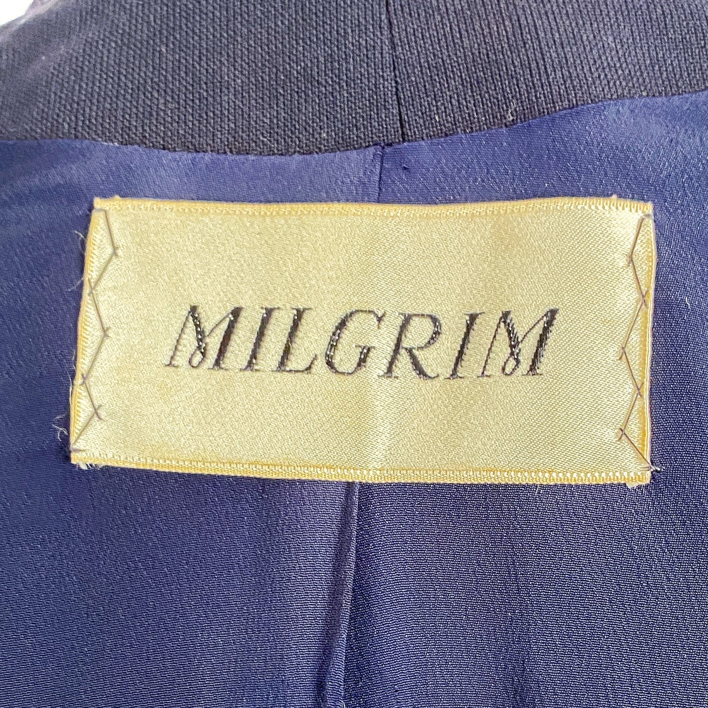 1940s Iconic Navy Wool Blazer by Milgrim / Bust 38