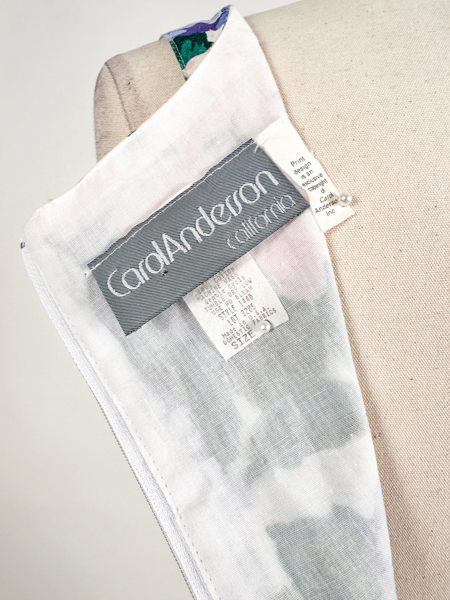 Glamorous Rose Print Cotton Dress / Waist 28