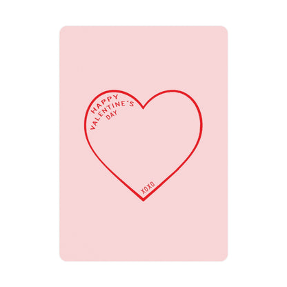 Valentine's Day Postcards Set, XOXO Love Notes, Cute Love Cards, Heart-themed Stationery