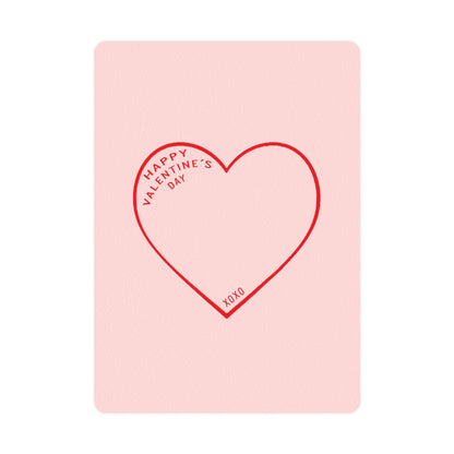 Valentine's Day Postcards Set, XOXO Love Notes, Cute Love Cards, Heart-themed Stationery