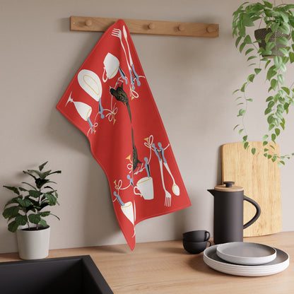 1950's Vintage Inspired Tea Towel - 'Drip Dry'