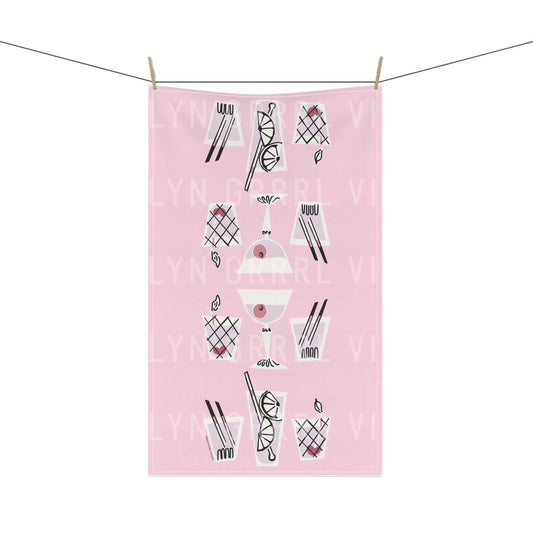 1950's Vintage Inspired Tea Towel - 'Make it a Double!'