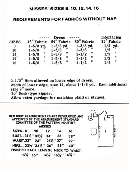 PDF Pattern - 1970s One Piece Sun Dress with Pockets / Bust 36