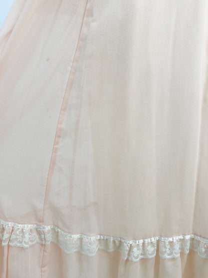 1970s Peachy Gunne Sax Dress with Jacket / Small