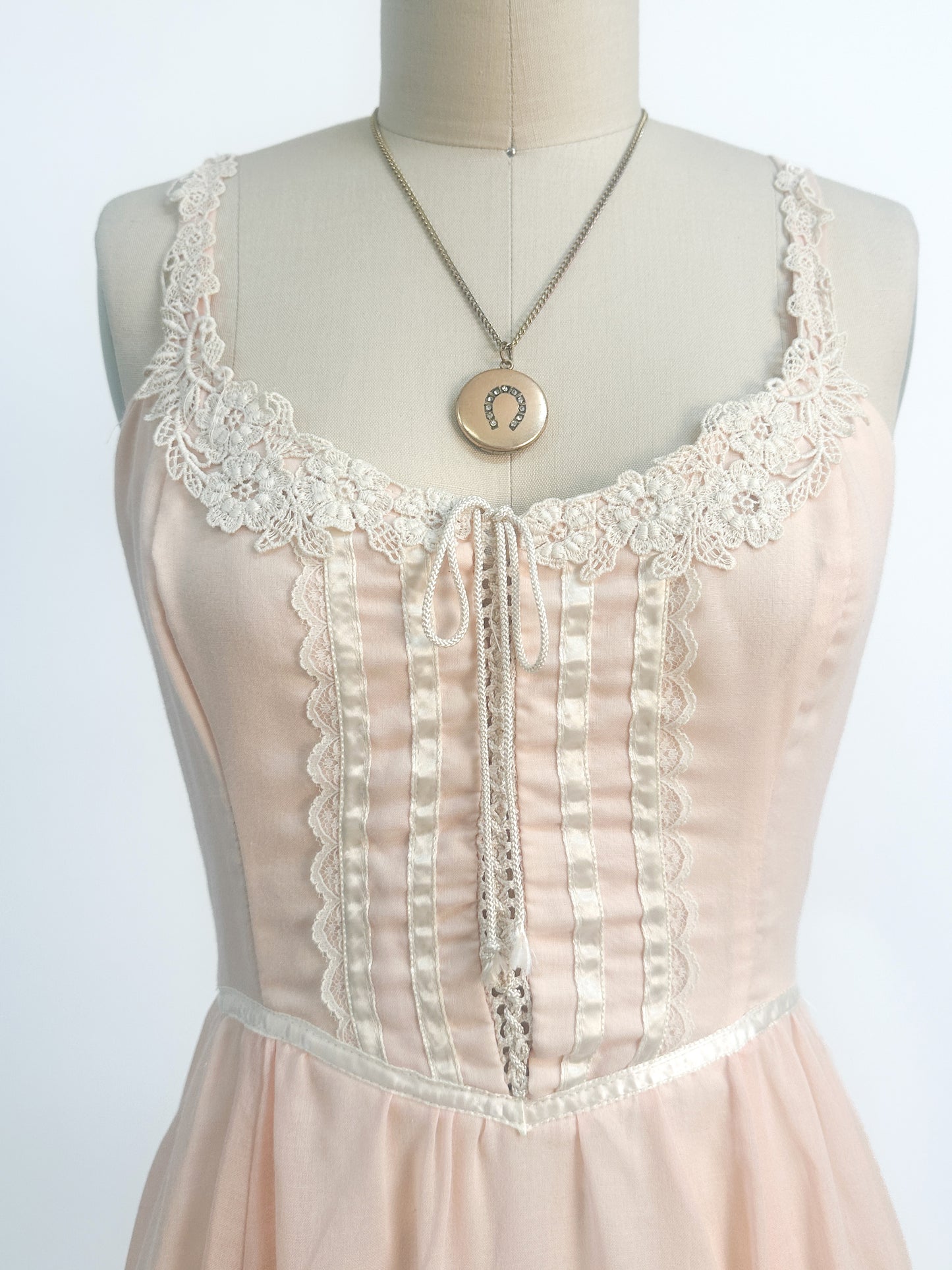 1970s Peachy Gunne Sax Dress with Jacket / Small