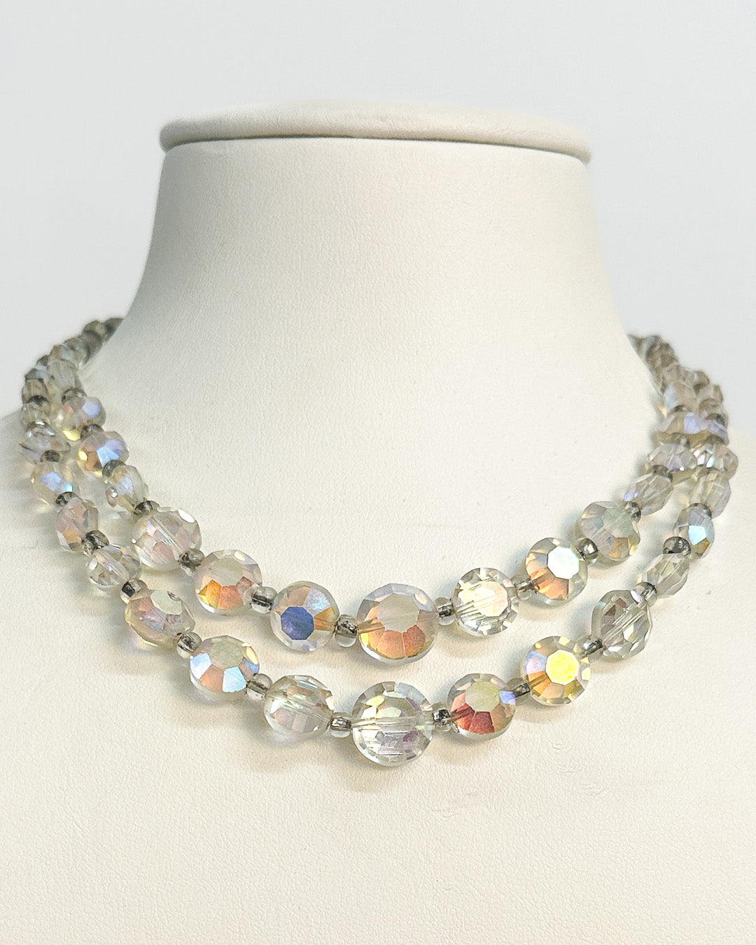 1950-60s Iridescent Beaded Choker