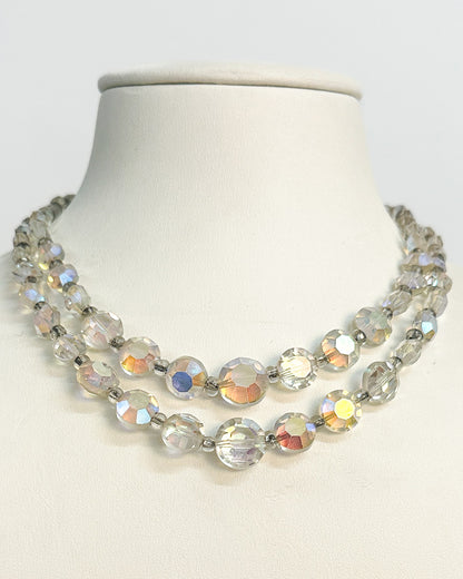 1950-60s Iridescent Beaded Choker