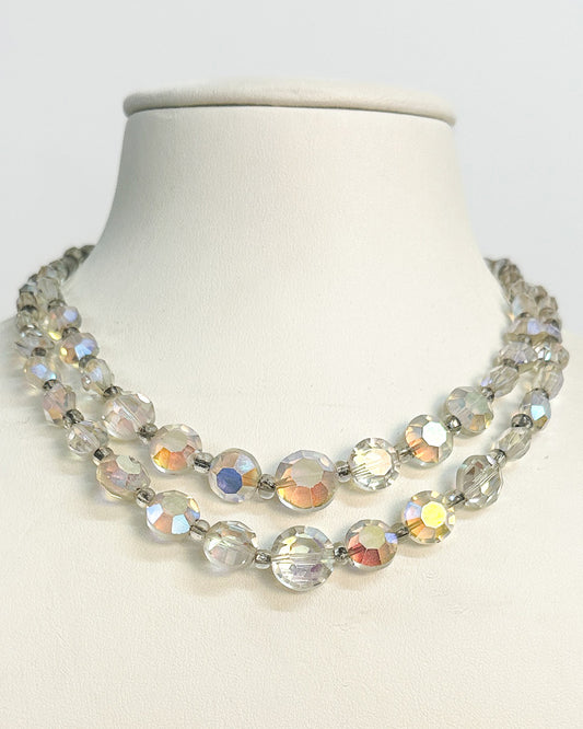 1950-60s Iridescent Beaded Choker