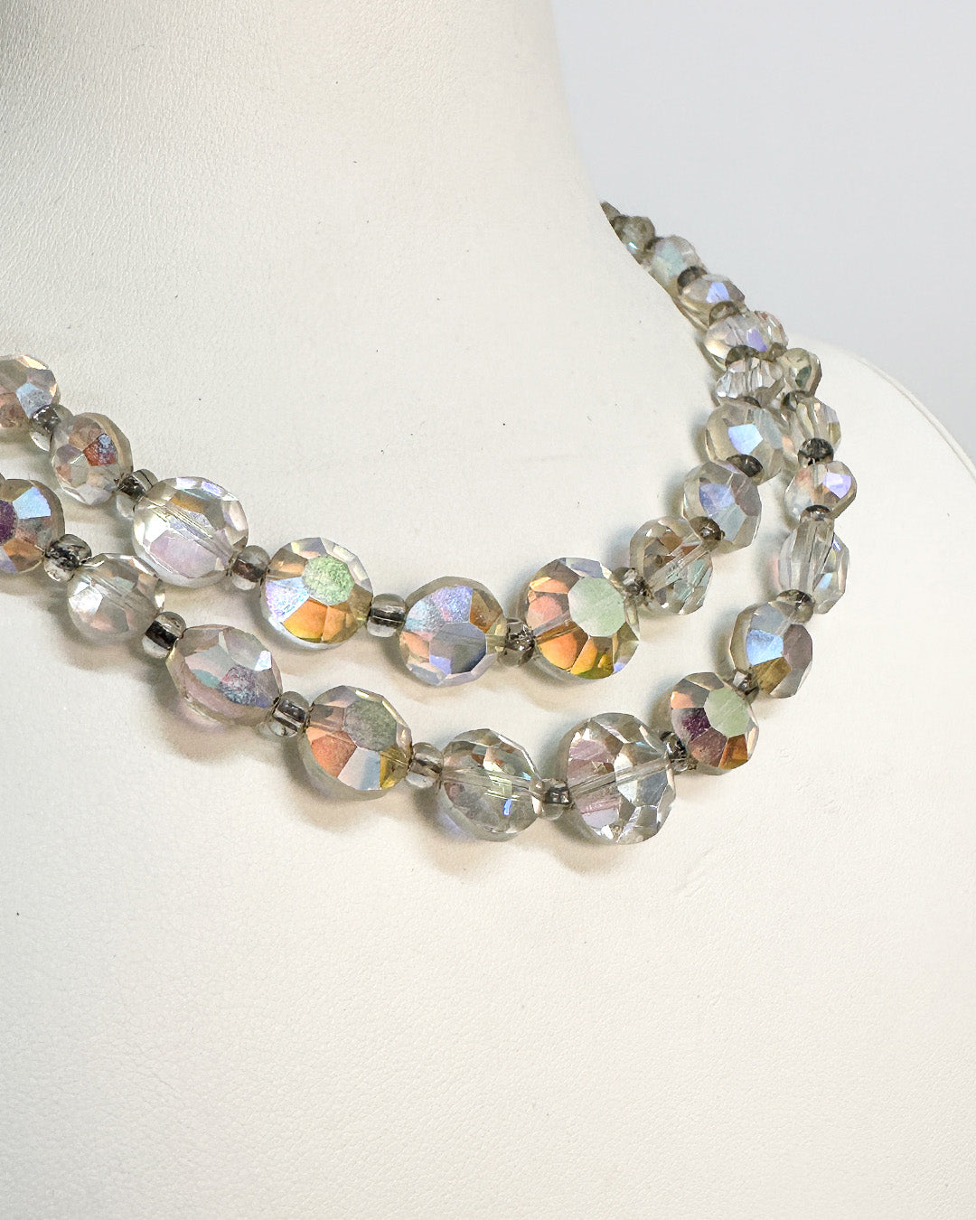 1950-60s Iridescent Beaded Choker