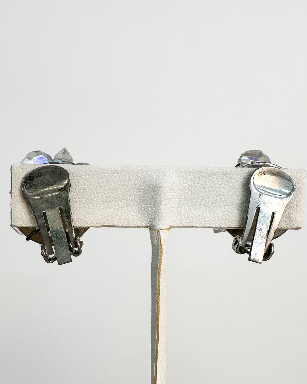 1950-60s Iridescent Beaded Choker with Matching Earrings