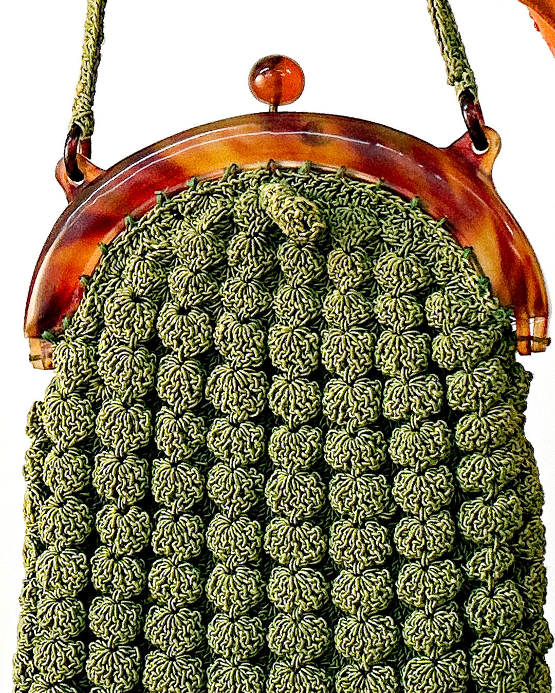 Timeless 1930s Art Deco Gimp Handbag & Coin Purse Set