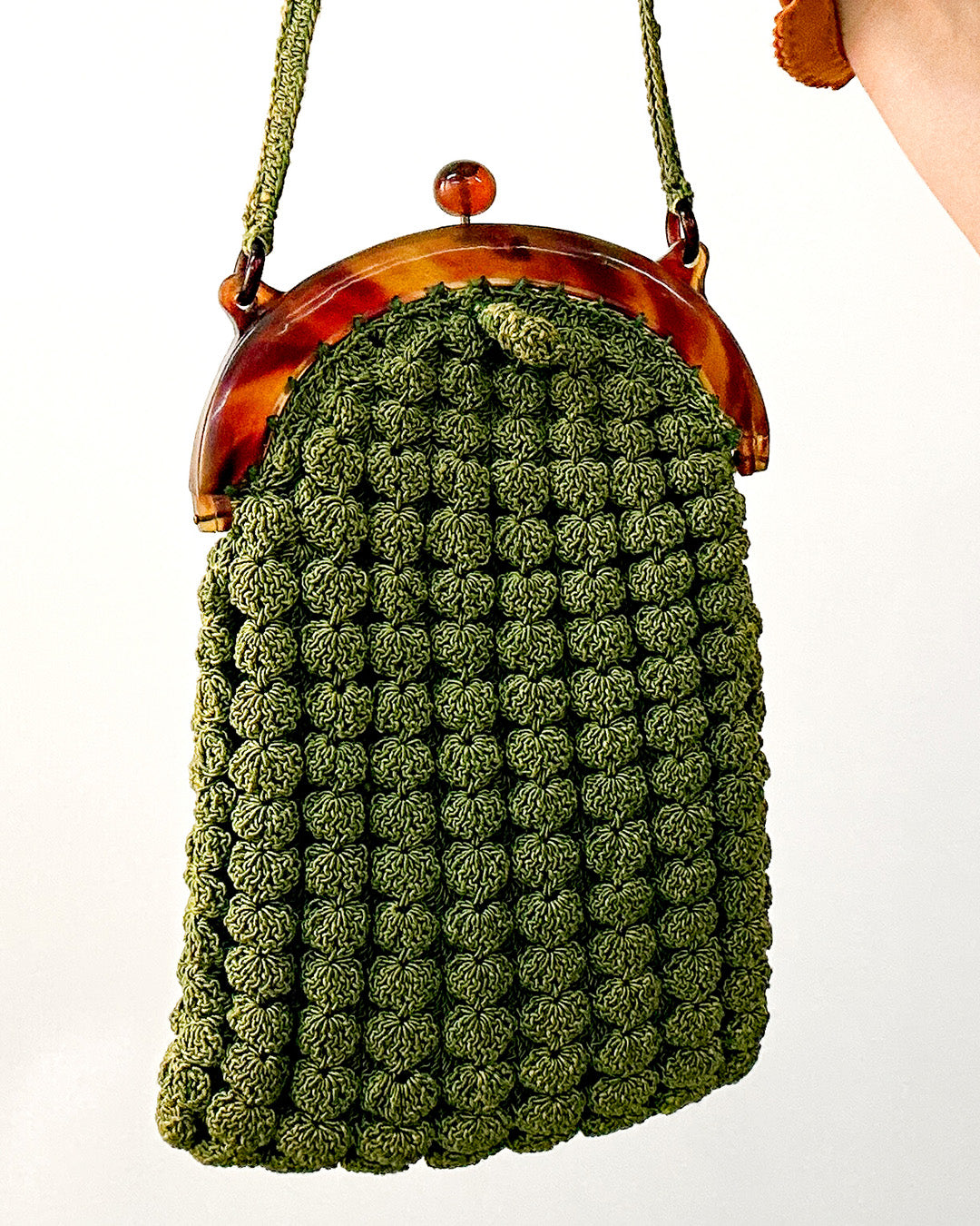 Timeless 1930s Art Deco Gimp Handbag & Coin Purse Set