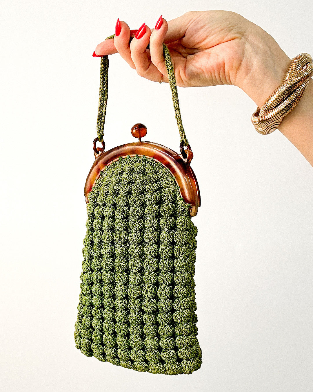 Timeless 1930s Art Deco Gimp Handbag & Coin Purse Set