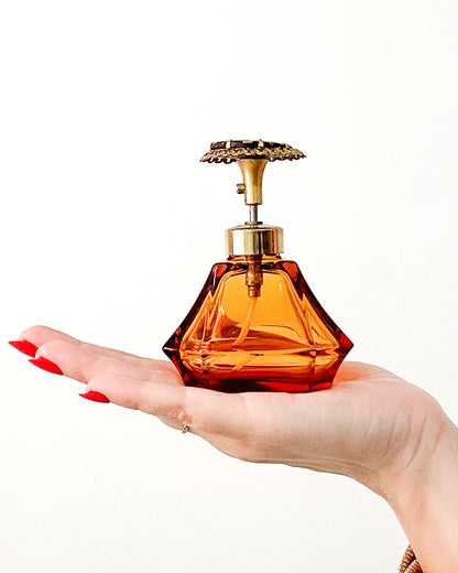 1950s Alchemist’s Amber Perfume Bottle