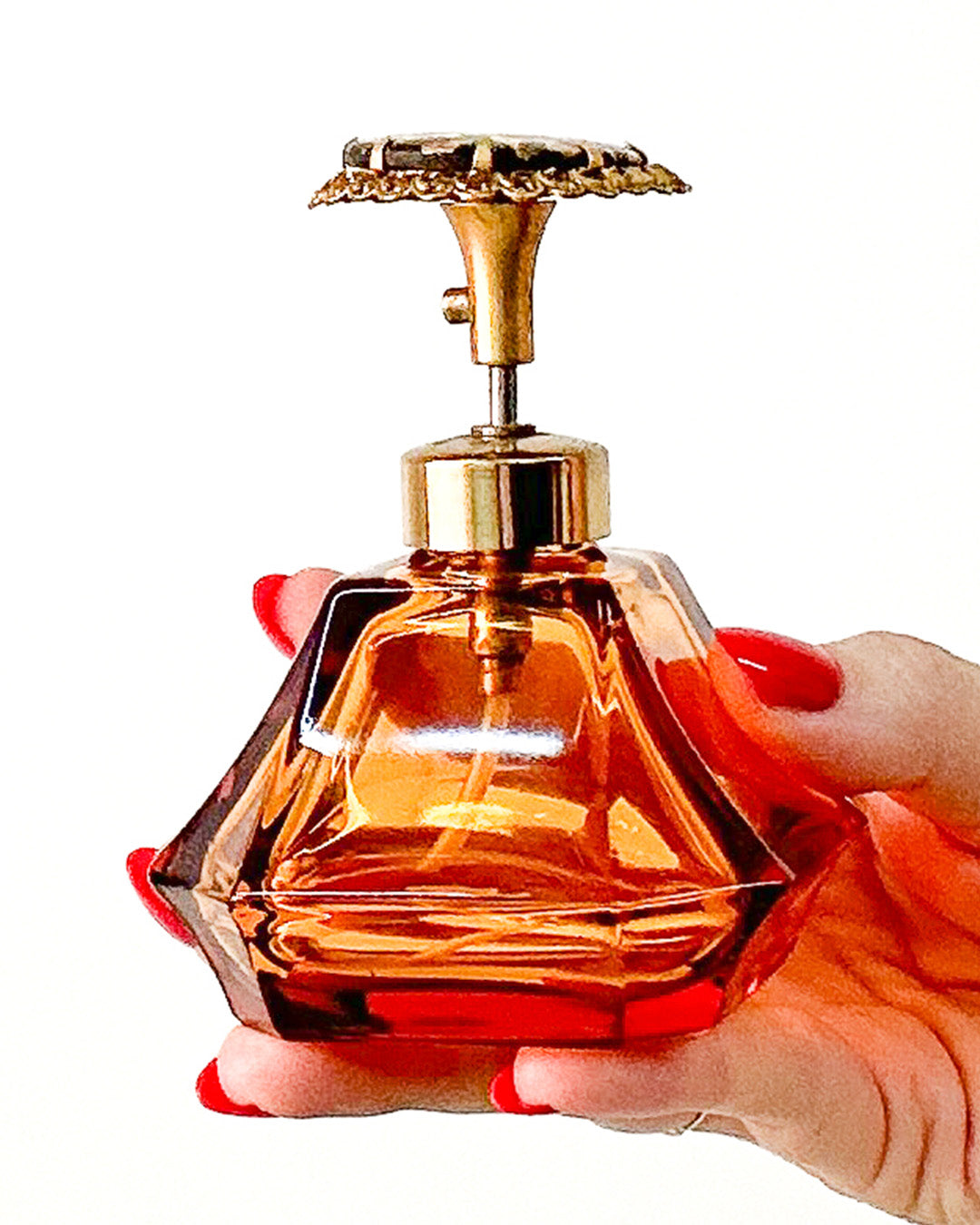 1950s Alchemist’s Amber Perfume Bottle
