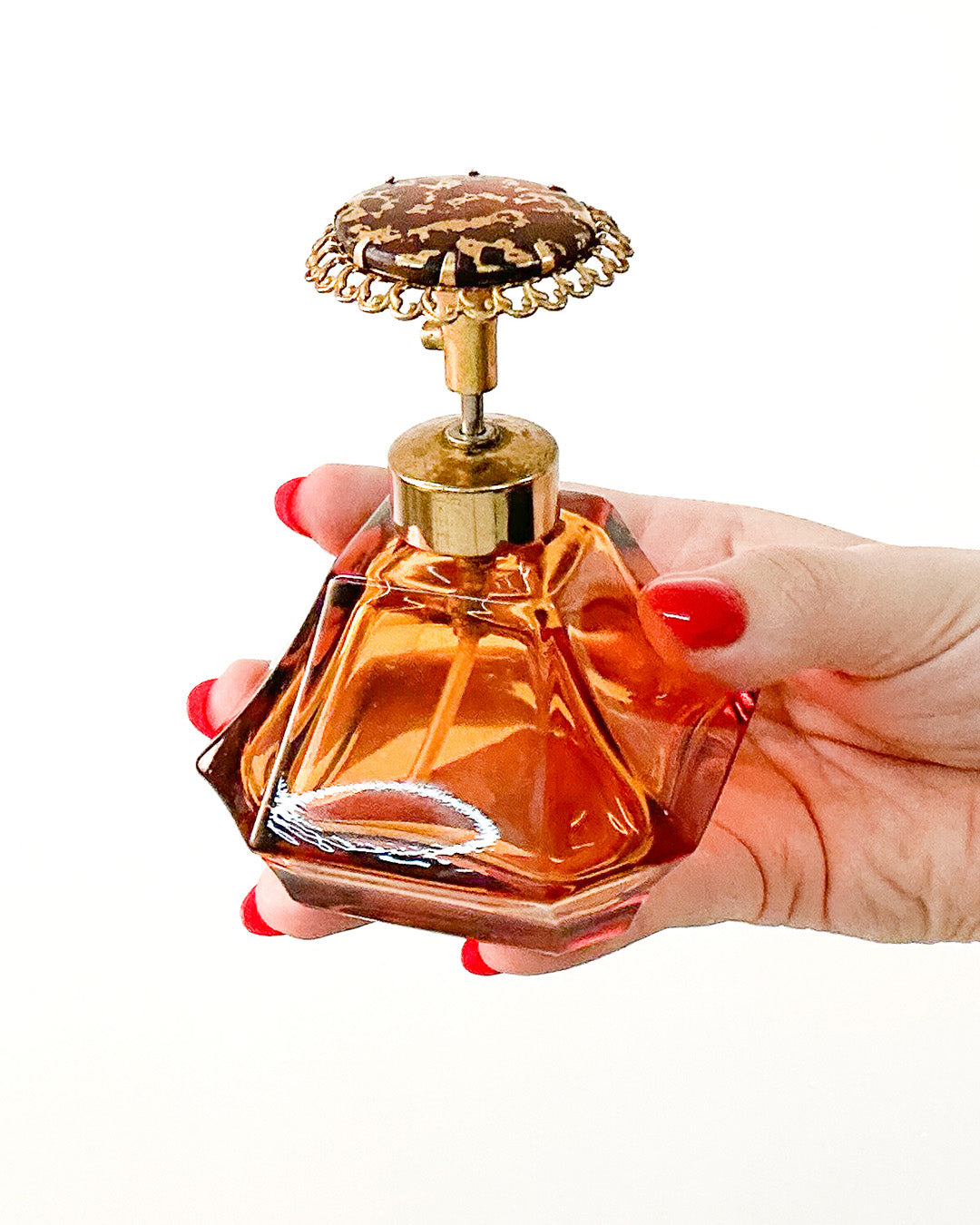 1950s Alchemist’s Amber Perfume Bottle
