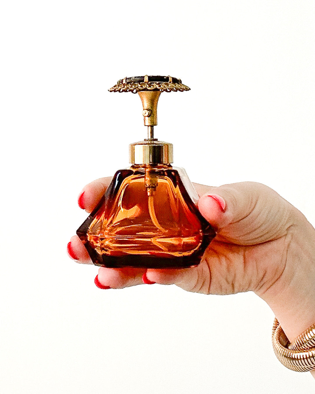 1950s Alchemist’s Amber Perfume Bottle