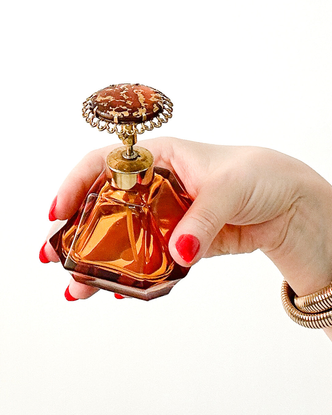 1950s Alchemist’s Amber Perfume Bottle