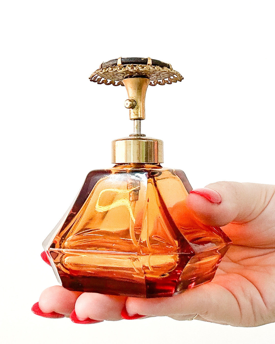 1950s Alchemist’s Amber Perfume Bottle
