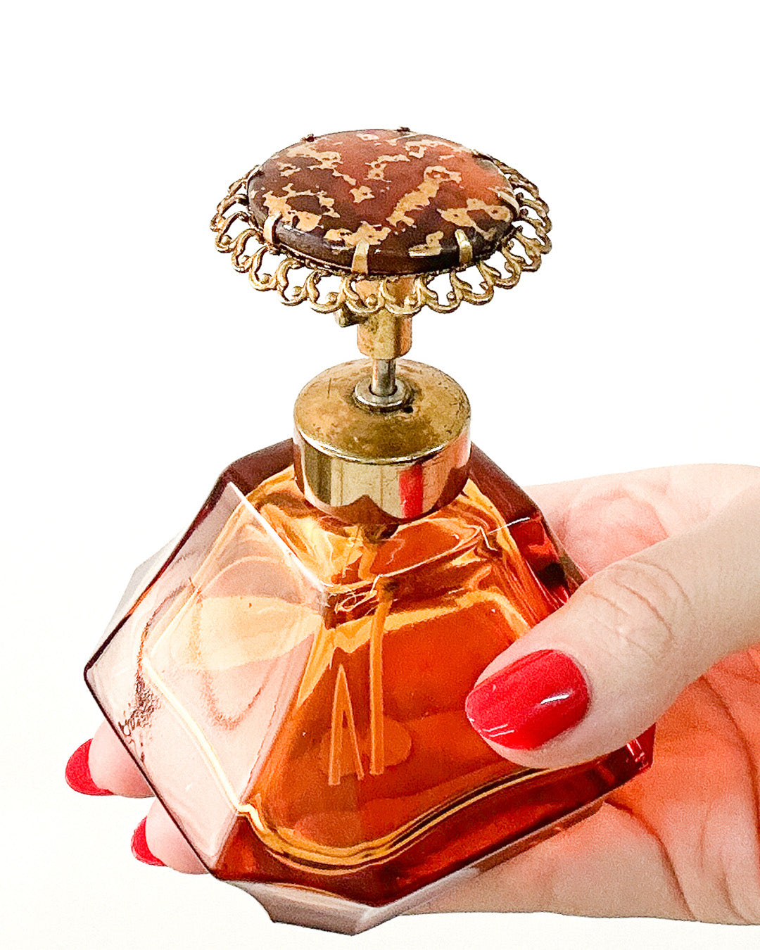 1950s Alchemist’s Amber Perfume Bottle