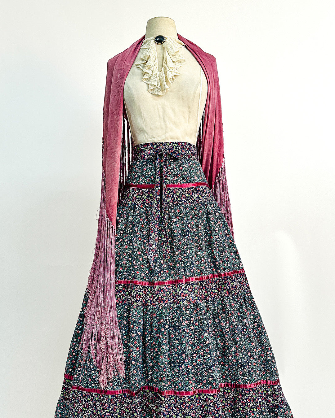 1920s 'The Spirit’s Veil' Shawl/ One Size