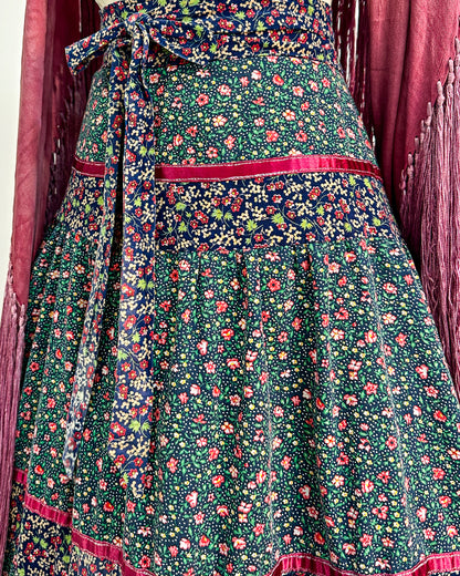 1970s 'The Enchanted Meadow' Gunne Sax Skirt / Medium