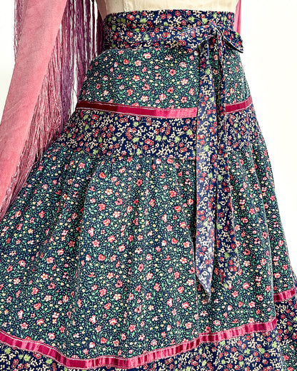 1970s 'The Enchanted Meadow' Gunne Sax Skirt / Medium