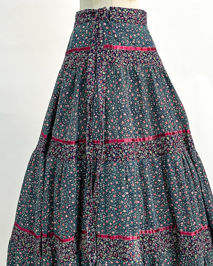 1970s 'The Enchanted Meadow' Gunne Sax Skirt / Medium