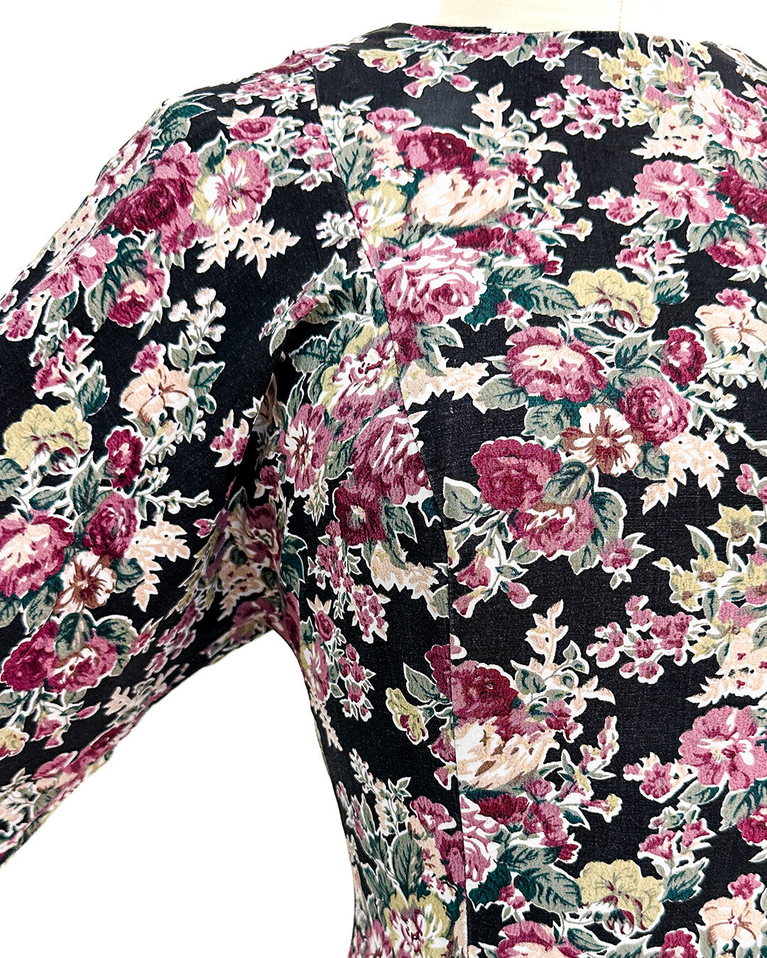 1970s 'The Witching Hour Blooms' Dress / Medium