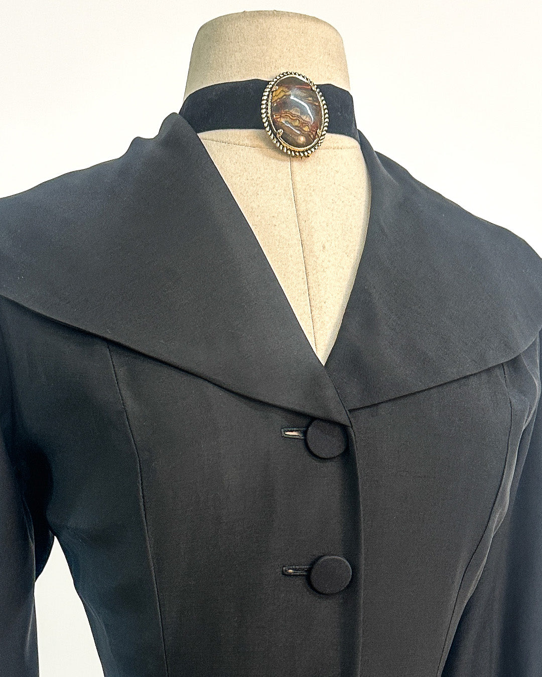 1950s “The Midnight New Look Dress” / Large