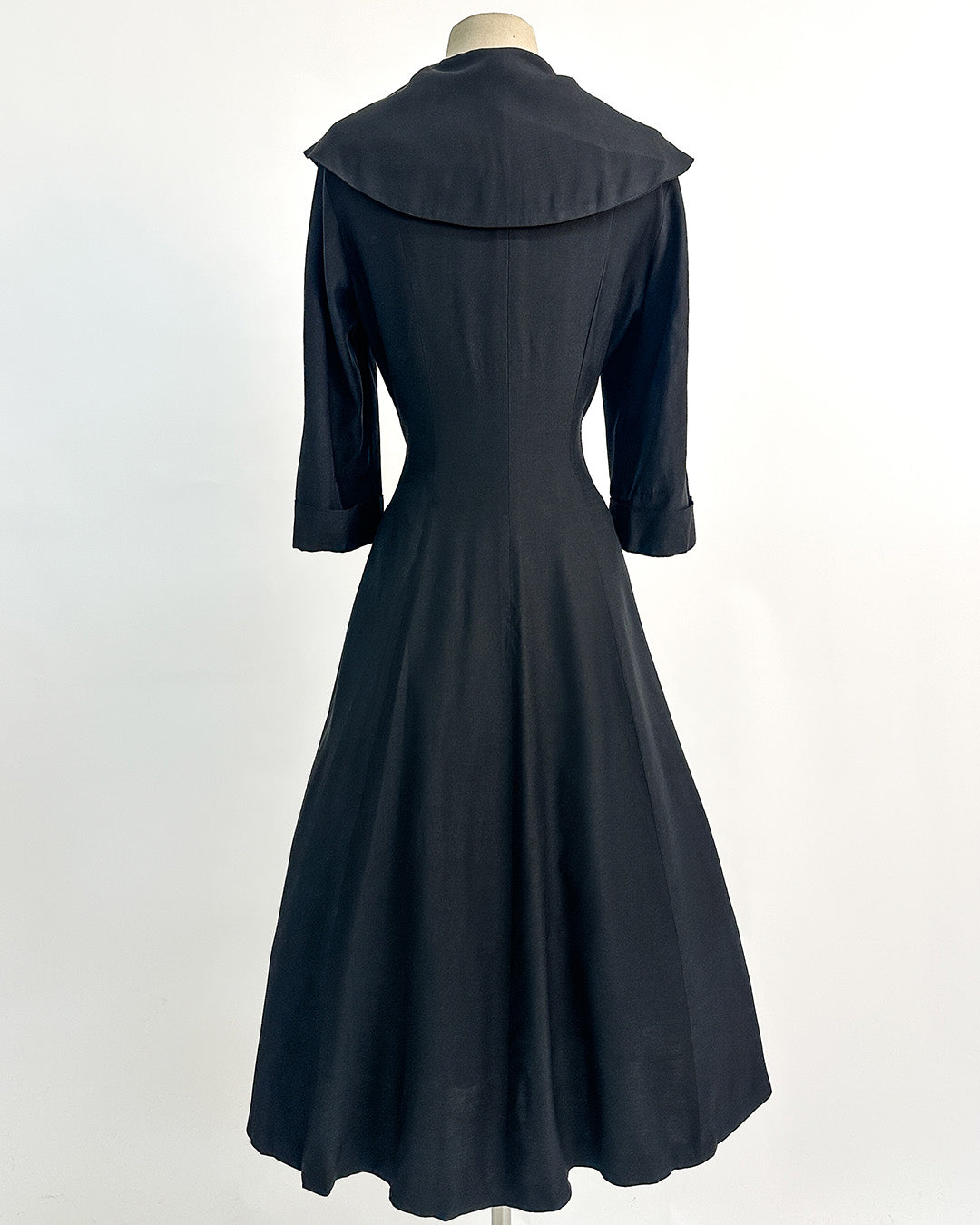 1950s “The Midnight New Look Dress” / Large