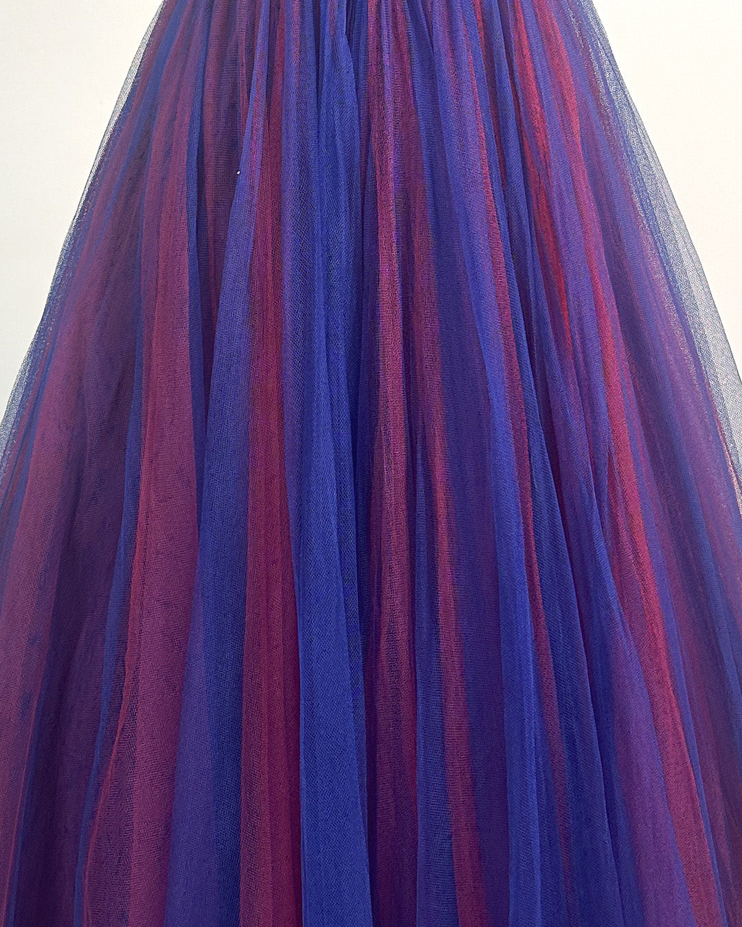 1930-40s 'The Midnight Enchantress' Tulle Gown / Small