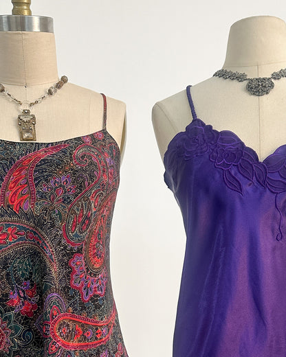 1980s 'The Amethyst Shadow' Slip / Large