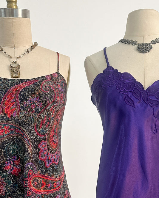 1980s 'The Amethyst Shadow' Slip / Large