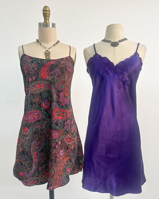 1980s 'The Crimson Spell' Slip / Medium – Large