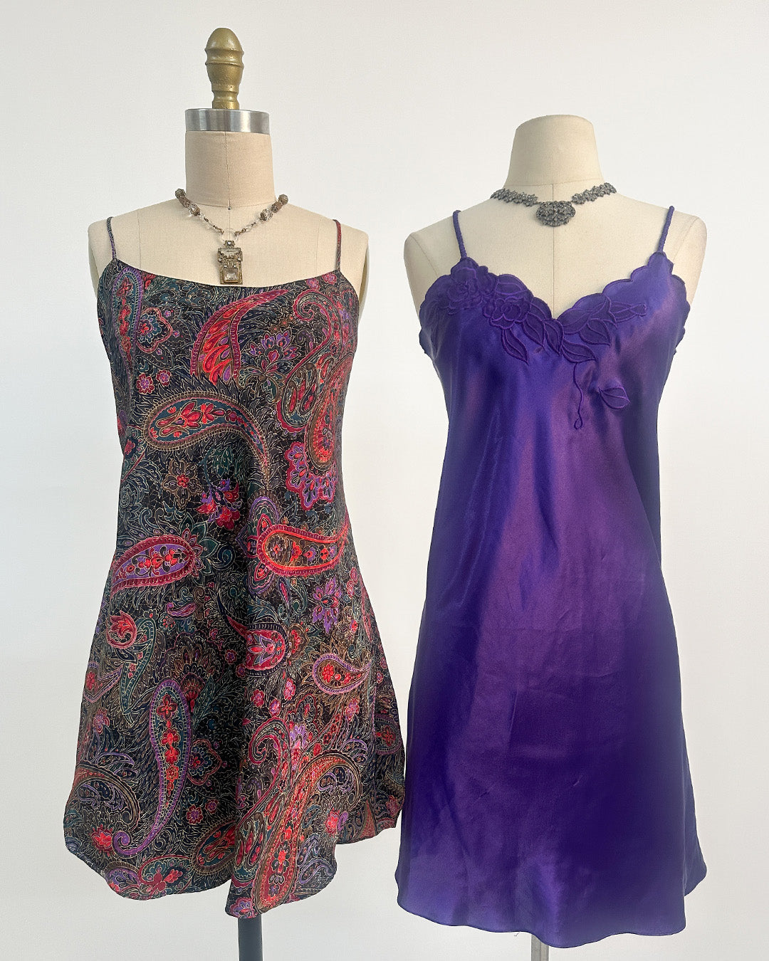 1980s 'The Amethyst Shadow' Slip / Large