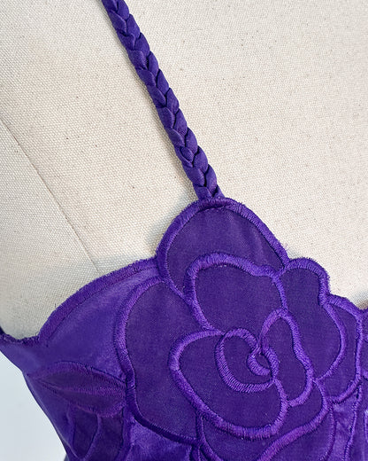 1980s 'The Amethyst Shadow' Slip / Large